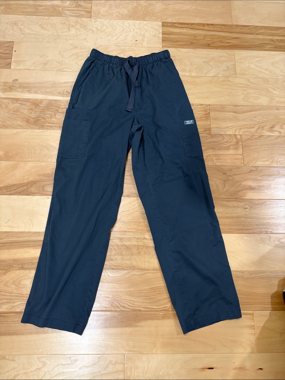 Cherokee Gray Elastic-Waist scrub Pants for Men